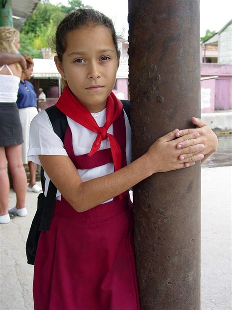 Young Girl in School Uniform - Near Santiago de Cuba - Cub… | Flickr