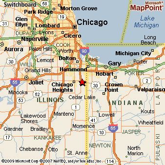 Sauk Village, Illinois Area Map & More