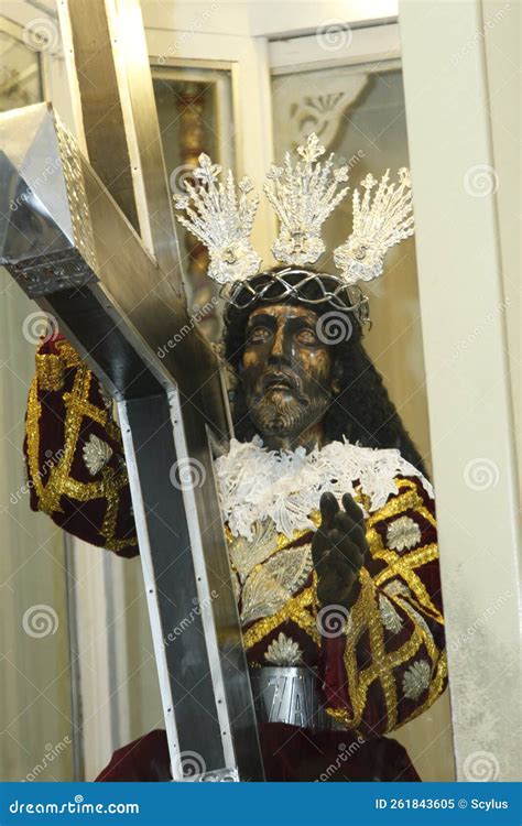 Statue of the Black Nazarene Inside Quiapo Church in the Philippines Editorial Image - Image of ...