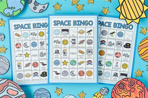 Space Bingo (Free Printables) - The Best Ideas for Kids