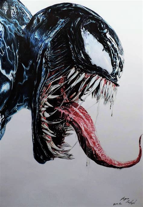 Drawing of Venom. I'm 17 and I'm from Poland. : r/ZHCSubmissions