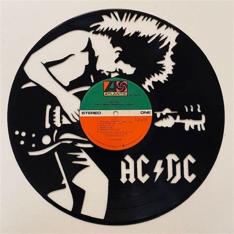 AC/DC Vinyl Record Art | Etsy | Vinyl record art, Record art, Acdc