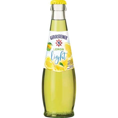 Gerolsteiner Lemon light 25cl — Bevenco