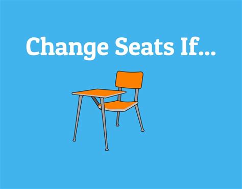 ‘Change Seats If‘ is an exciting and fun activity that is very effective in improving students ...