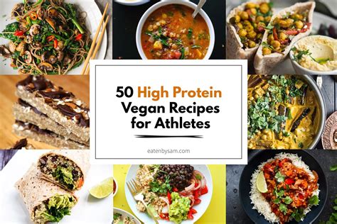 50 High Protein Vegan Recipes for Athletes - Sam Hodges | High protein ...