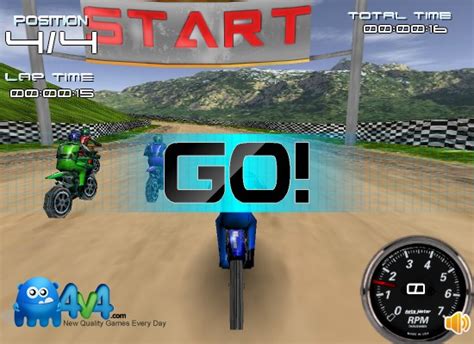 Motocross Unleashed 3D Game - RacingCarGames.com