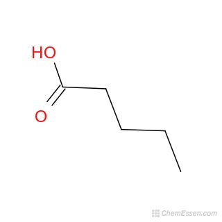 Valeric acid Structure - C5H10O2 - Over 100 million chemical compounds ...