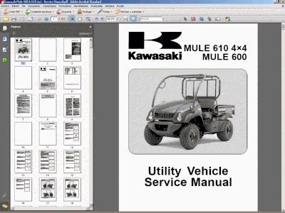 Kawasaki Mule 600-610 4x4 Service Manual