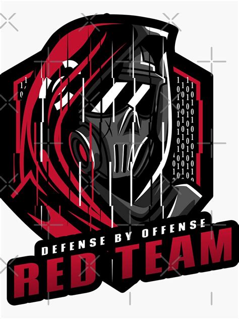 "Red Team | Hacker design" Sticker for Sale by leo-jess | Redbubble