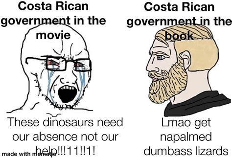 Movie vs book : r/JurassicMemes