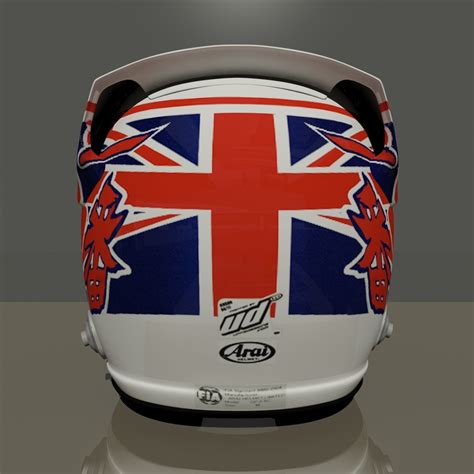 jenson button f1 helmet 3d max