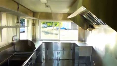 (Inside Video) Food Concession Trailer Vending Food Cart Kitchen - YouTube