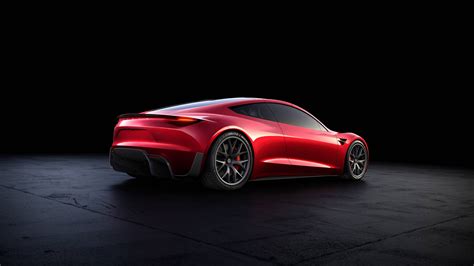 Tesla Roadster Rear Look Wallpaper