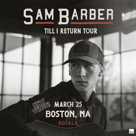 [SOLD OUT] Sam Barber - Royale Boston