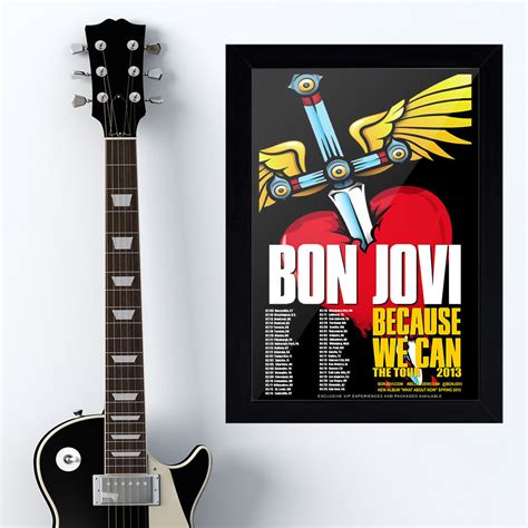 Bon Jovi (2013) - Concert Poster - 13 x 19 inches – PosterAlley