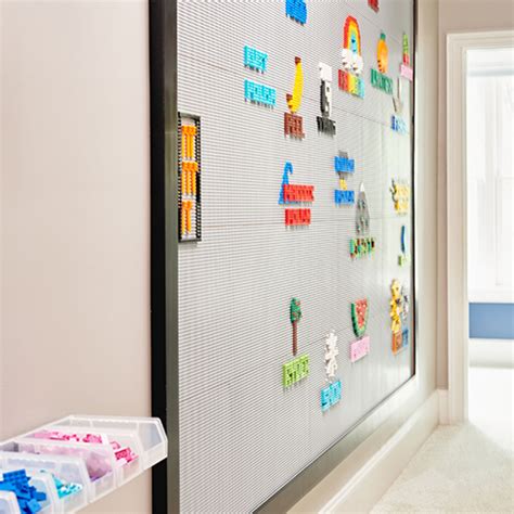 Lego Feature Wall | Sloan Polish Design | Design Ideas for Kids' Spaces