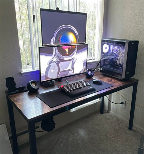 WFH/Gaming Station | Computer setup, Gaming station, Pc setup