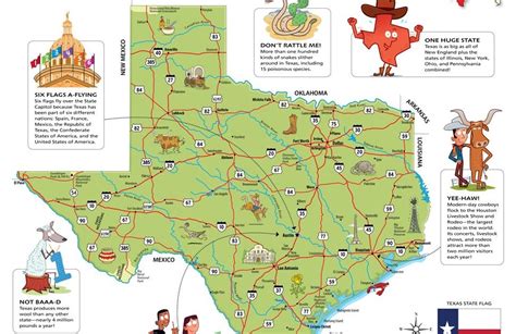 Map Of Texas For Kids | Living Room Design 2020