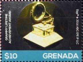 Stamp: Grammy Lifetime achievement award (Grenada) (Elvis Presley) Mi ...