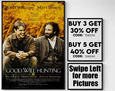 Good Will Hunting Movie/show Poster Wall Art Printed & Shipped 1096 - Etsy