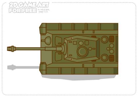 2D Game Art for Programmers: Top down - extras 2 - tank | Top down game ...