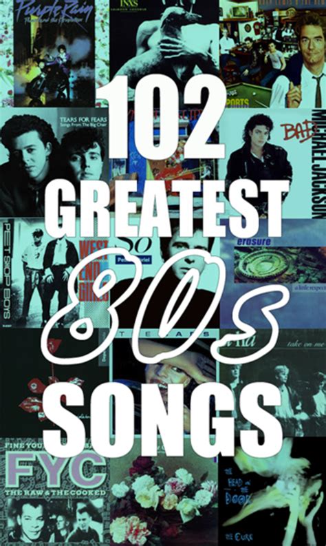 102 Greatest 80's Songs | Spinditty