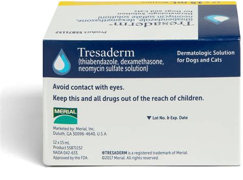 Tresaderm Topical Solution for Dogs & Cats, 15-mL - Chewy.com