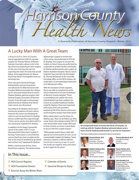 Winter 2015 health news by Harrison County Hospital - Issuu