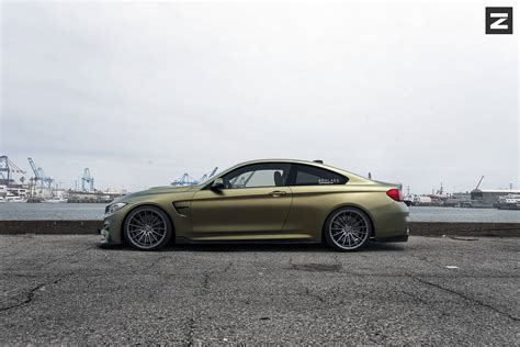 Matte Gold Starlight BMW M4 Stuns on Zito Wheels - GTspirit