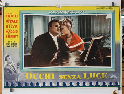 "OCCHI SENZA LUCE" MOVIE POSTER - "GLI OCCHI SENZA LUCE" MOVIE POSTER