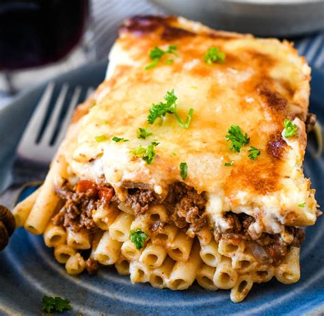 Easy Homemade Greek Pastitsio (Pastichio) Recipe - Larder Love