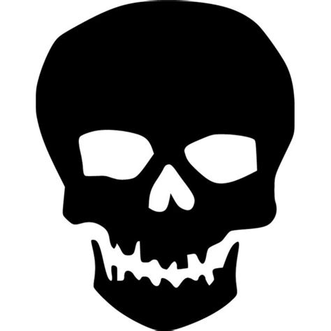 Skull Silhouette at GetDrawings | Free download