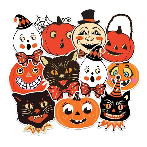 Vintage Style Halloween Sticker Pack – Cherry Moon Factory