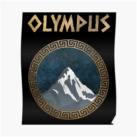 "Olympus Ancient Greece Mount Olympus Greek Gods Symbol" Poster for Sale by WarlordApparel ...