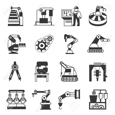 Manufacturing Icon Vector #374783 - Free Icons Library