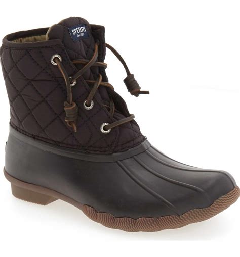 Sperry Saltwater Waterproof Rain Boot (Women) | Nordstrom | Rain boots women, Snow boots women ...