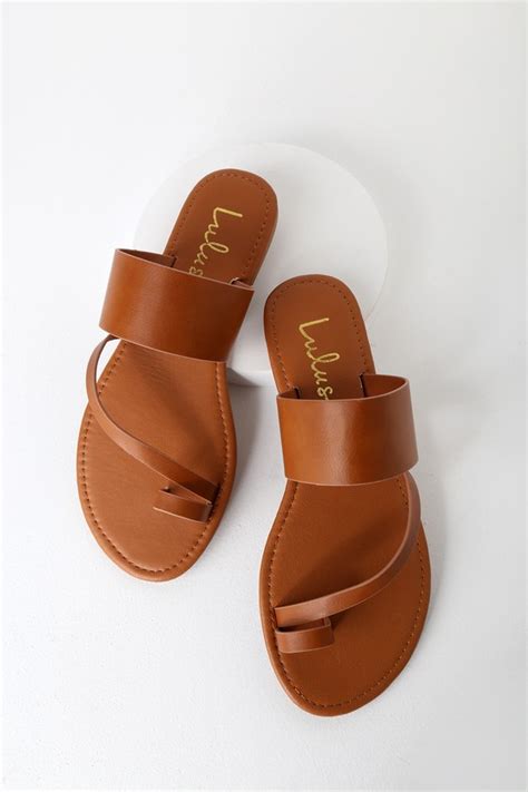 Cute Light Tan Sandals - Flat Sandals - Lulus