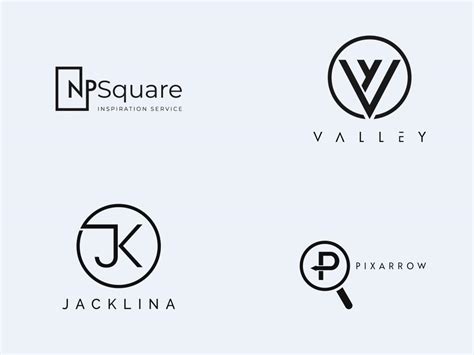 Thiết kế minimalist logos đẹp và đơn giản, phù hợp cho các thương hiệu