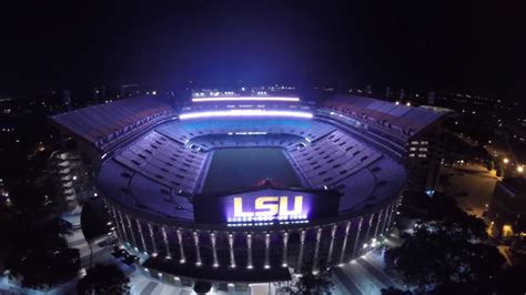 Video: LSU's Tiger Stadium lights up the purple night