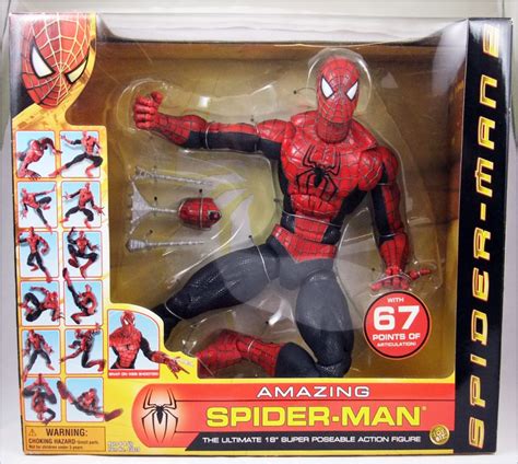 Spider-Man 2 (2004 movie) - Amazing Spider-Man Super Poseable 18 ...