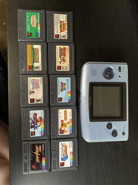 Growing Neo geo pocket color collection! : r/retrogaming