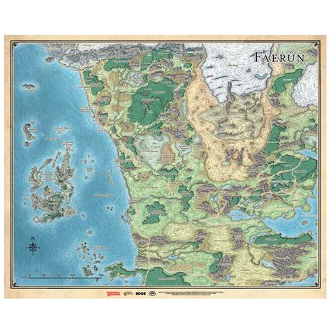 Comprar Dungeons & Dragons Mapa de Faerûn - HeroFreaks