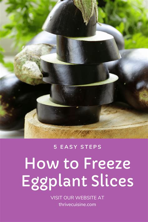 How to Freeze Eggplant Slices (5 Easy Steps) | Freezing eggplant ...