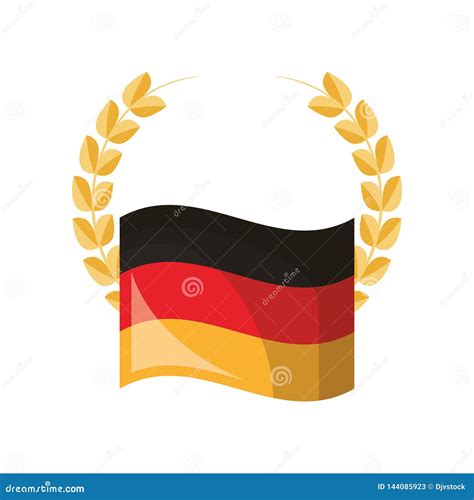 German flag design stock illustration. Illustration of color - 144085923