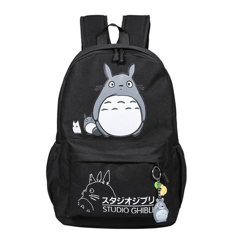 Japanese Anime bags and Totoro Backpack Cute Totoro Cartoon Printing ...