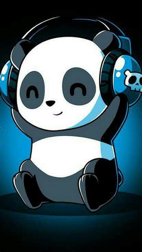 Aesthetic Panda Blue Wallpapers - Wallpaper Cave