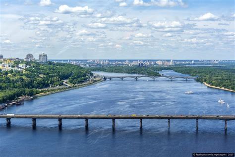 Bridges over the Dnieper River in Kyiv · Ukraine travel blog