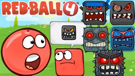 Red Ball 4 All Bosses All Levels Full Walkthrough Animation - YouTube