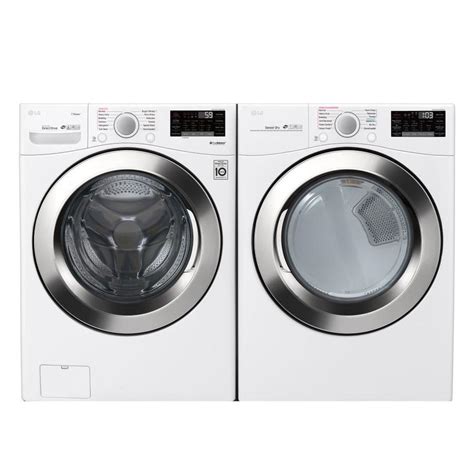 Shop LG Ultra Large Capacity Front-Load Washer & Gas Dryer Set at Lowes.com