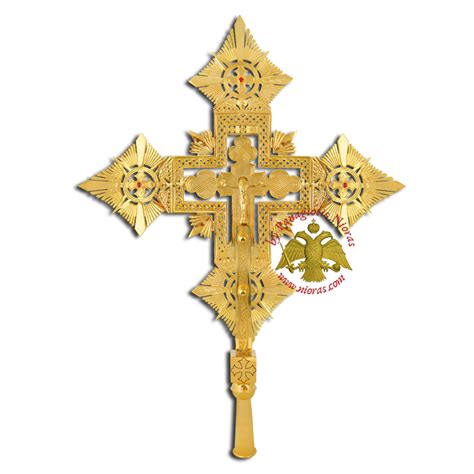 Ethiopian Coptic Exapterigon Cross Hand Made Gold Plated, Cherubims ...